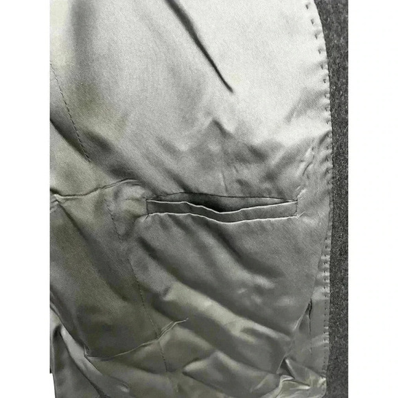 VTG Charcoal 100% Camel Hair Men's Blazer Sports Jacket Lined 40R Made in USA - Picture 13 of 14